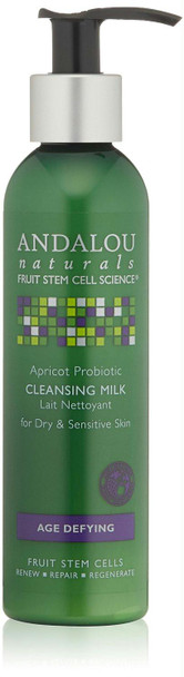Andalou Naturals: Apricot Probiotic Cleansing Milk Age Defying, 6 Oz