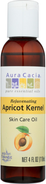 Aura Cacia: Natural Skin Care Oil Rejuvenating Apricot Kernel, 4 Oz