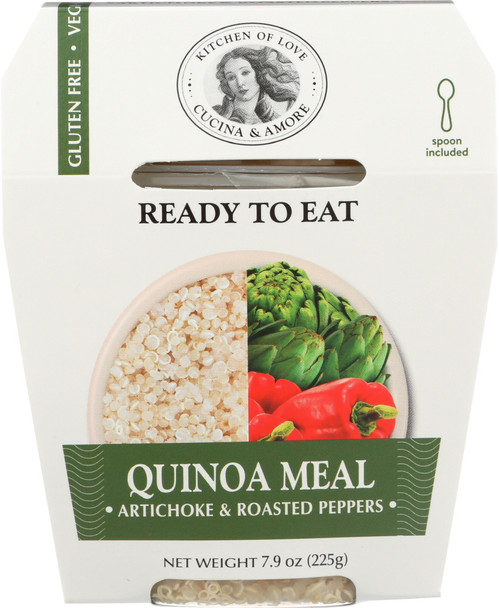 Cucina & Amore: Quinoa Meal Artichokes & Roasted Peppers, 7.9 Oz