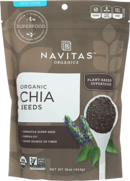 Navitas: Organic Chia Seeds, 16 Oz