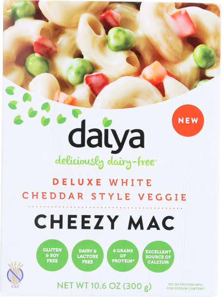 Daiya: White Cheddar Style Veggie Cheezy Mac, 10.6 Oz