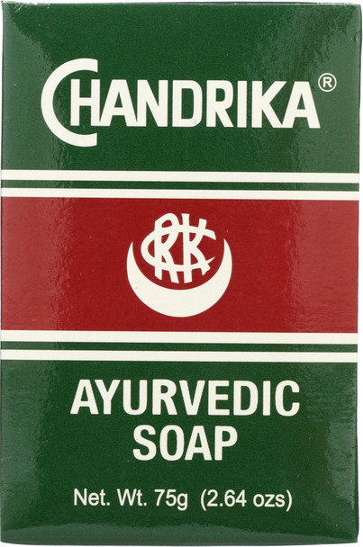 Chandrika: Ayurvedic Soap Bar Herbal And Vegetable Soap, 2.64 Oz