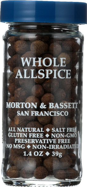 Morton & Bassett: All Natural Whole All Spice, 1.4 Oz