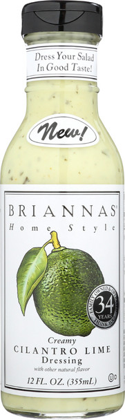 Briannas: Creamy Cilantro Lime Dressing, 12 Oz