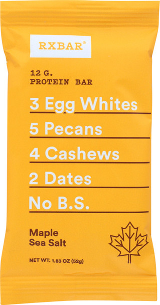 Rxbar: Bar Protein Maple Sea Salt, 1.8 Oz