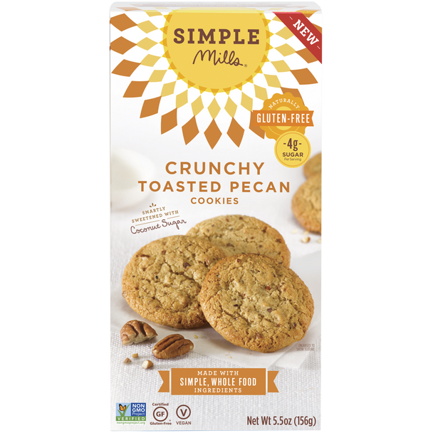 Simple Mills: Crunchy Toasted Pecan Cookies, 5.5 Oz