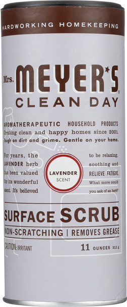 Mrs. Meyer's: Clean Day Surface Scrub Lavender Scent, 11 Oz