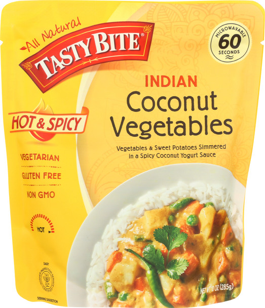 Tasty Bite: Entree Pouch Coconut Vegetable, 10 Oz