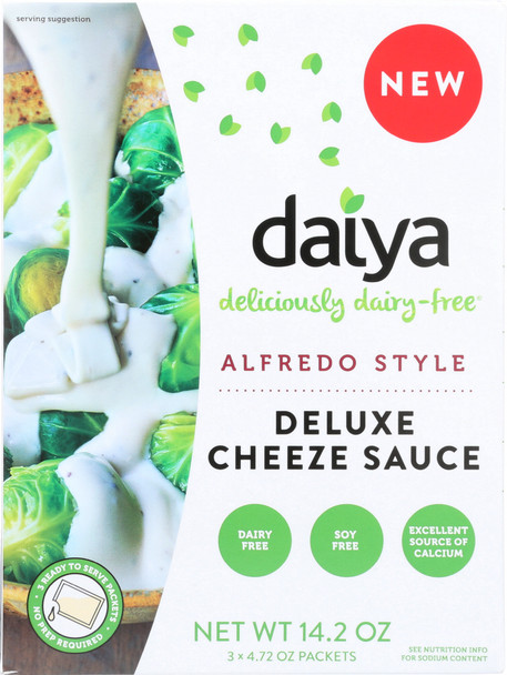 Daiya: Sauce Cheeze Alfredo Style Deluxe, 14.2 Oz