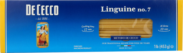 De Cecco: #7 Linguine Pasta, 16 Oz