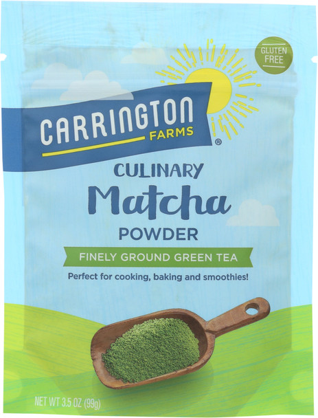Carrington Farms: Matcha Tea Powder, 3.5 Oz