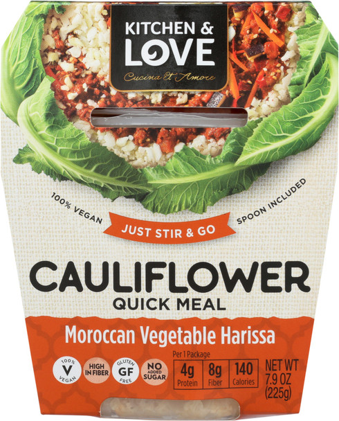 Cucina & Amore: Meal Cauliflower Moroccan Vegetable Harissa, 7.9 Oz