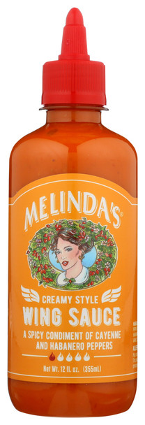 Melindas: Creamy Style Wing Sauce, 12 Oz