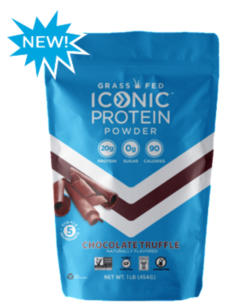 Iconic: Powder Plant Protein Chocolate, 1 Lb