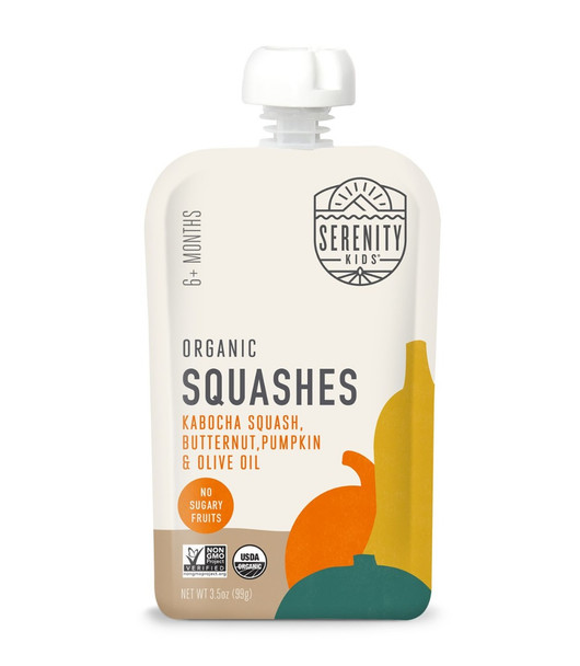 Serenity Kids: Toddler Bison Kabocha Squash Pumpkin, 3.5 Oz