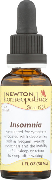 Newton Homeopathics: Insomnia (1.000 Oz)