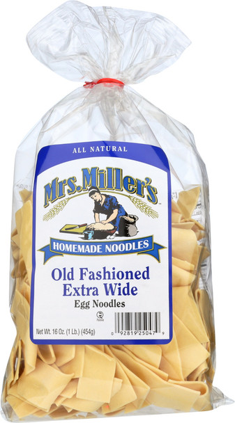 Mrs. Miller's: Old Fashioned Extra Wide Egg Noodles, 16 Oz