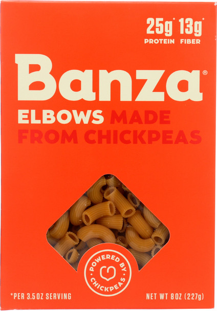 Banza: Elbows Chickpea Pasta, 8 Oz