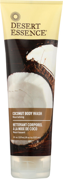 Desert Essence: Body Wash Coconut, 8 Fl Oz