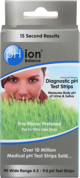 Phion Balance: Diagnostic Ph Test Strips, 90 Strips