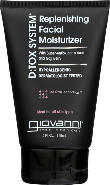 Giovanni Cosmetics: D:tox System Replenishing Facial Moisturizer Step 3, 4 Oz