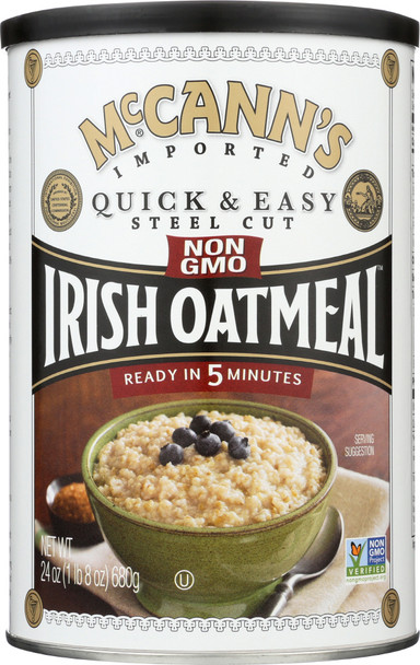 Mccann's: Irish Oatmeal Quick & Easy Steel Cut Oats, 24 Oz