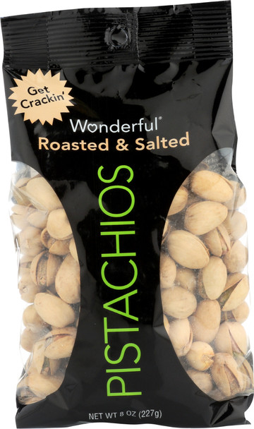 Wonderful Pistachios: Roasted & Salted Pistachios, 8 Oz