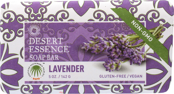 Desert Essence: Soap Bar Lavender, 5 Oz