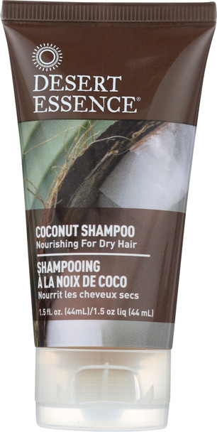 Desert Essence: Shampoo Coconut Travel Size, 1.5 Oz