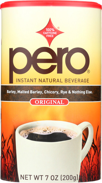 Pero: Instant Natural Beverage Caffeine Free Original, 7 Oz