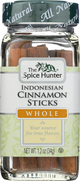The Spice Hunter: Indonesian Cinnamon Sticks Whole, 1.2 Oz