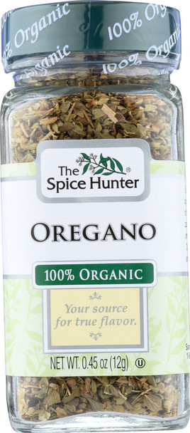 The Spice Hunter: 100% Organic Oregano, 0.45 Oz