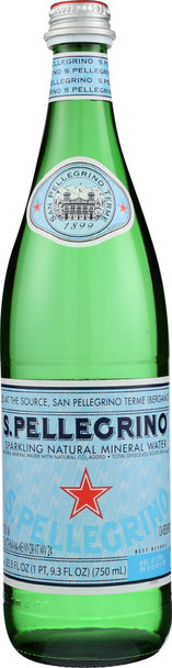 San Pellegrino: Sparkling Natural Mineral Water, 750 Ml