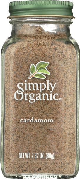Simply Organic: Seasoning Cardamom Bottle, 2.82 Oz