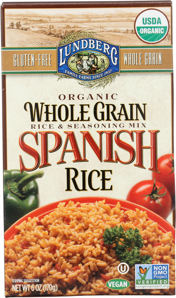 Lundberg: Organic Whole Grain Spanish Rice, 6 Oz