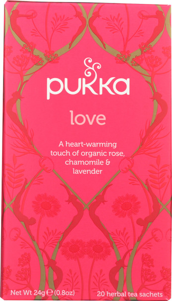Pukka Herbs: Love Herbal Tea, 20 Bg