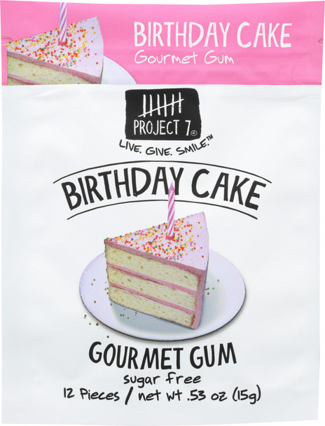 Project 7: Birthday Cake Gum, 0.53 Oz