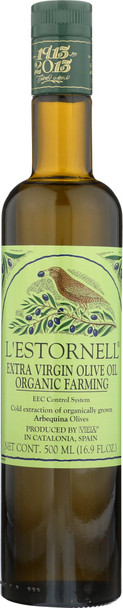 L Estornell: Extra-virgin Olive Oil Organic, 500 Ml