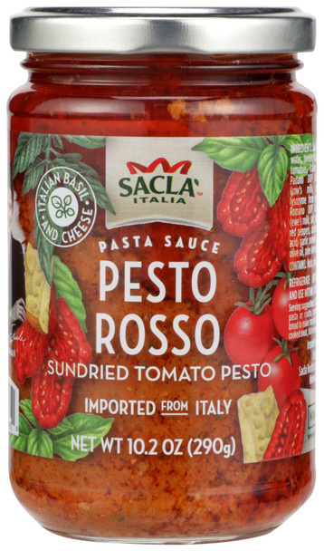 Sacla: Pesto Rosso Pasta Sauce, 10.2 Oz