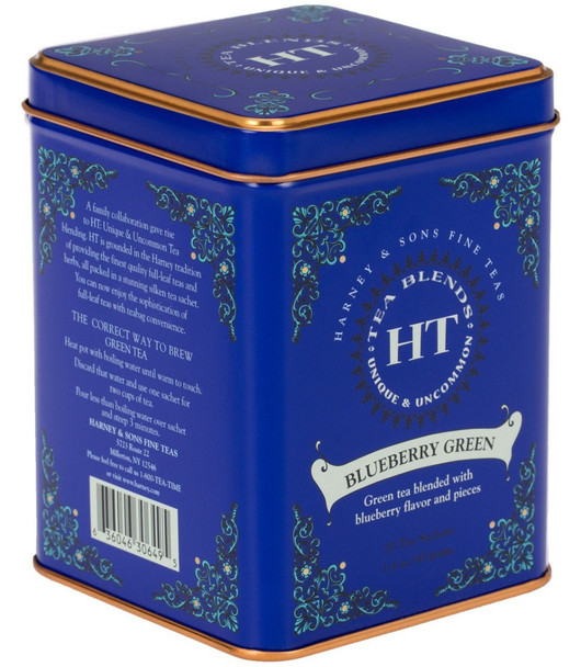 Harney & Sons: Blueberry Green Tea, 20 Pc