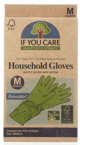 If You Care: Fsc Certified Household Gloves Medium, 1 Ea