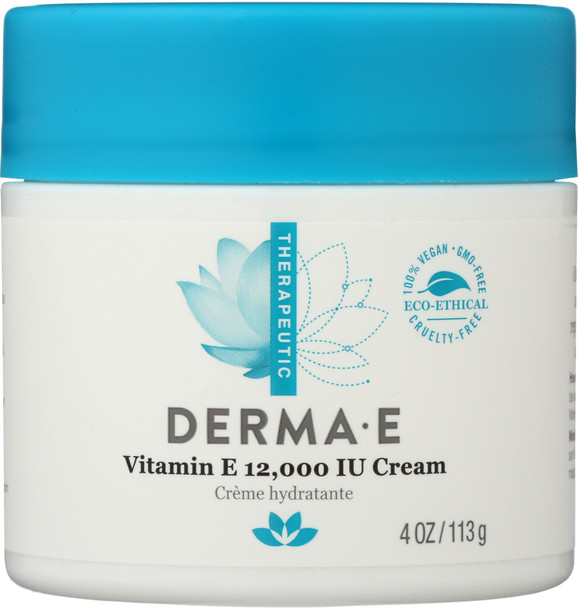 Derma E: Vitamin E 12000 Iu Cream, 4 Oz