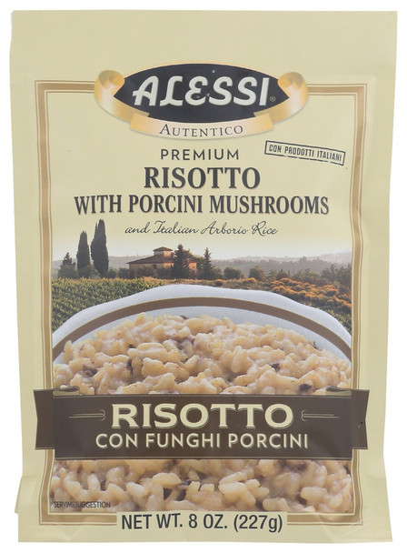 Alessi: Risotto With Porcini Mushrooms, 8 Oz