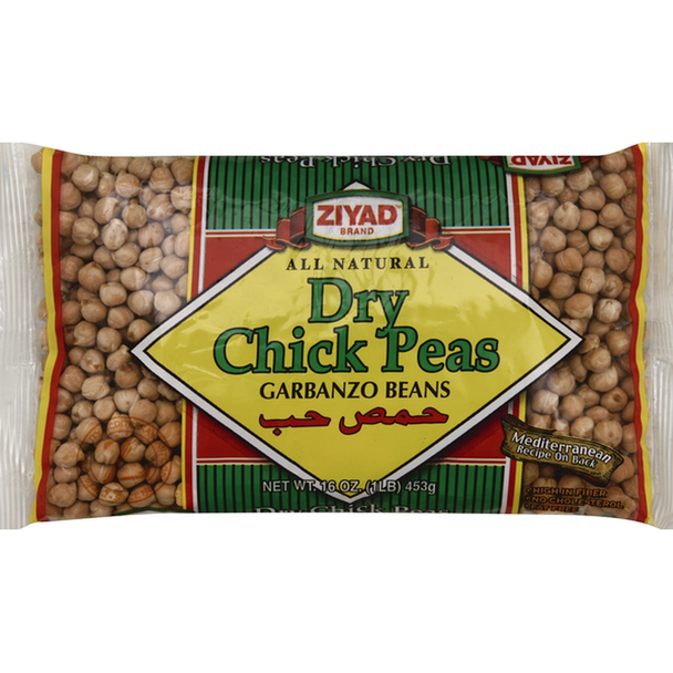 Ziyad: Dry Chick Peas Garbanzo Beans, 16 Oz