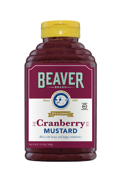 Beaver: Mustard Sqz Cranbry, 13 Oz