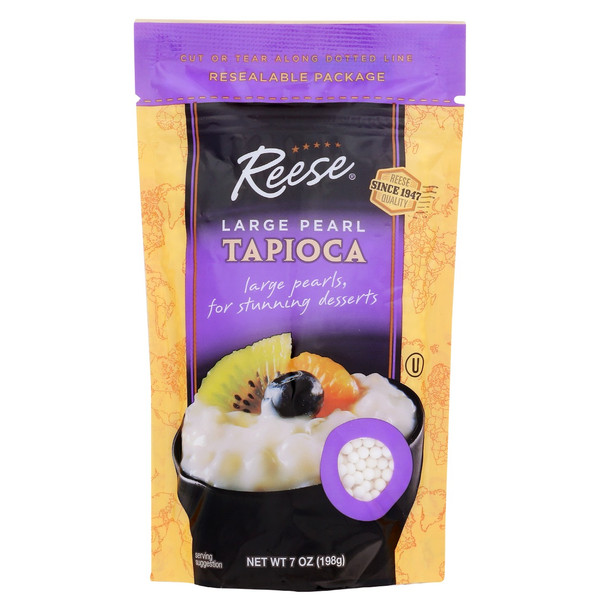 Reese: Tapioca Pearl Lrg, 7 Oz Reese: Tapioca Pearl Lrg, 7 Oz