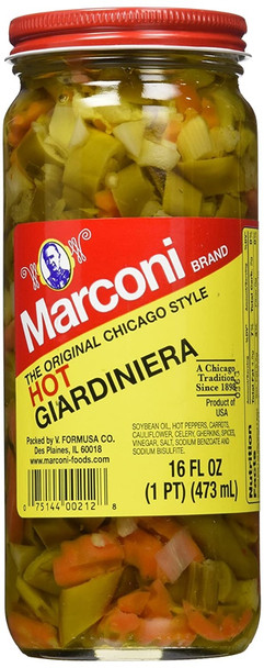 Marconi: Giardiniera Hot, 16 Oz