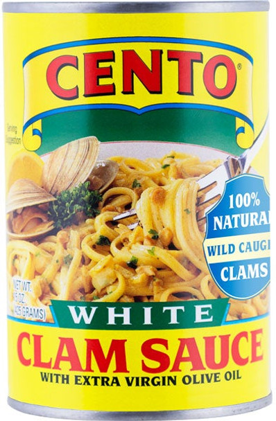 Cento: Sauce Clam White, 15 Oz
