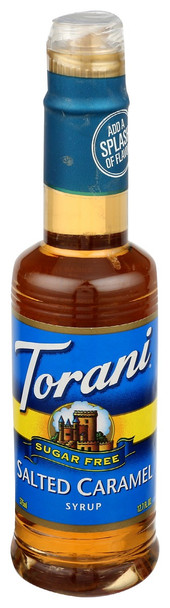 Torani: Salted Caramel Syrup Sugar Free, 12.7 Oz