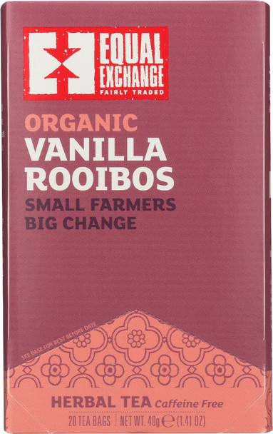 Equal Exchange: Tea Vanilla Rooibos Org, 20 Bg